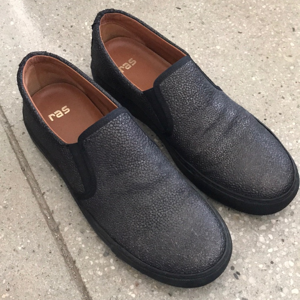 Leather Slipons